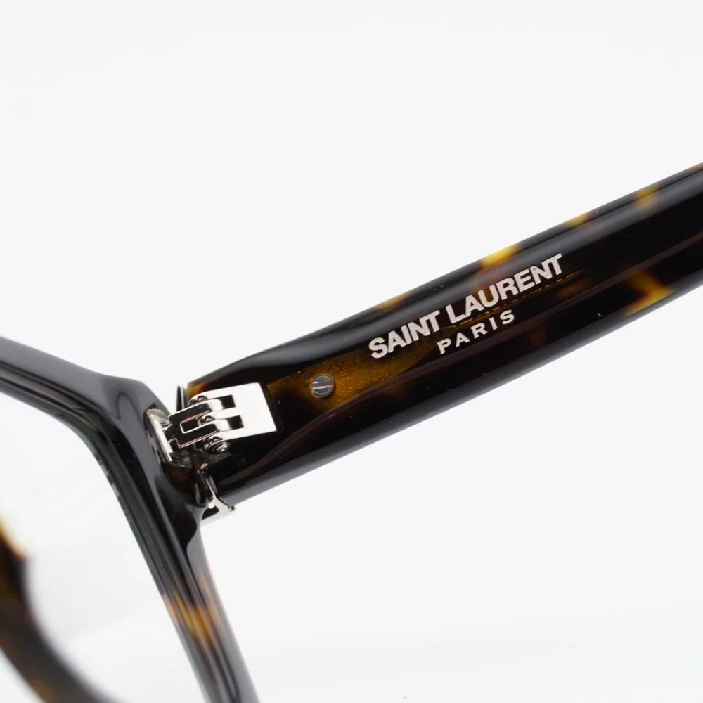 Saint Laurent SL M10_B 002 Square Eyeglasses Dark Havana 52mm Frame